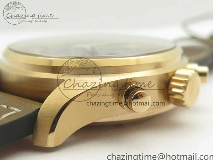 MIROTIME 0210 Sleek Pilot Chrono 377721 “Le Petit Prince” RG ZF 1:1 Best Edition on Brown Leather Strap A 7182